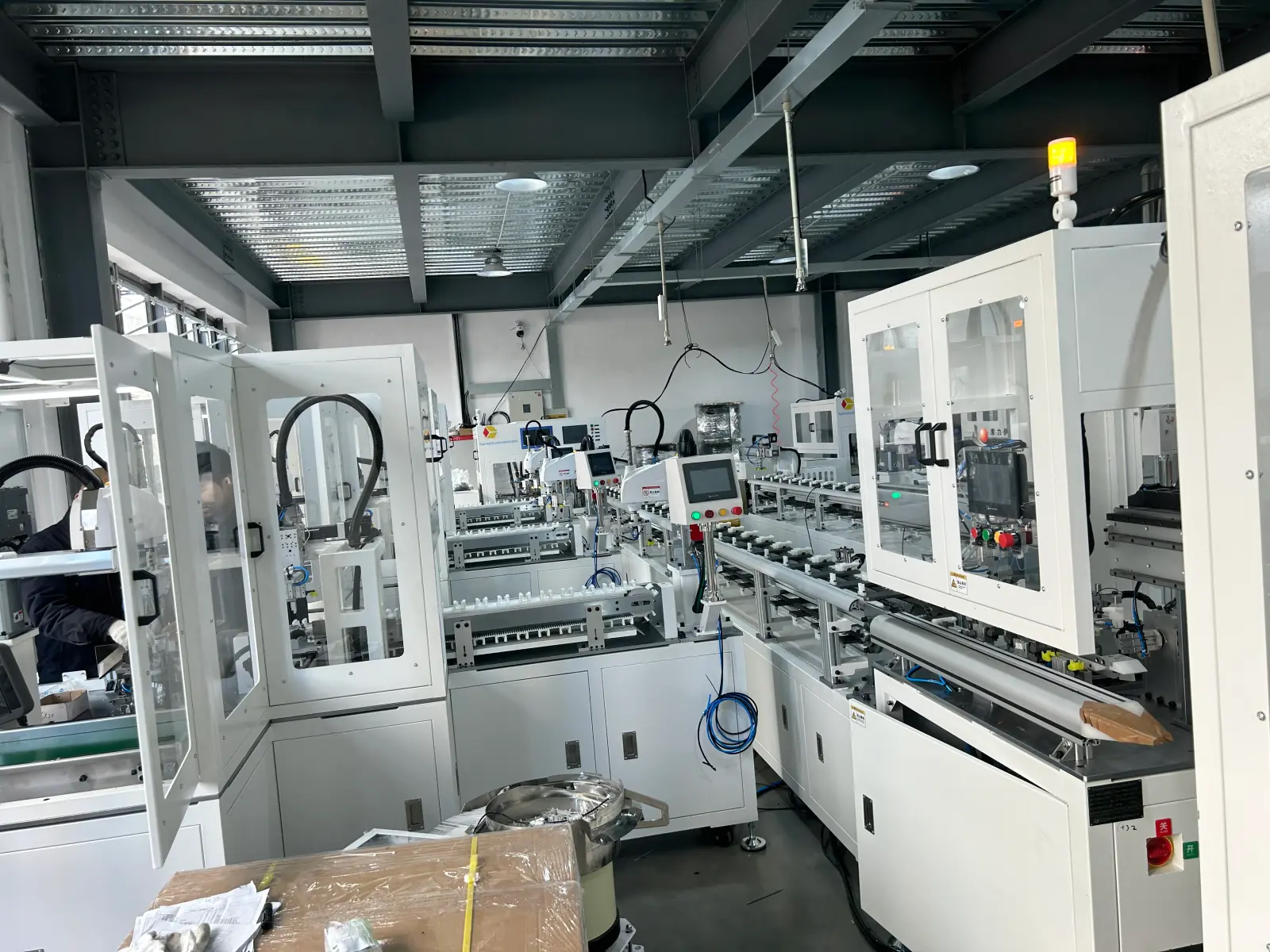 PV junction box assembly line commissioning for U.S. customer